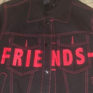 VLONE Friends Jacket Red